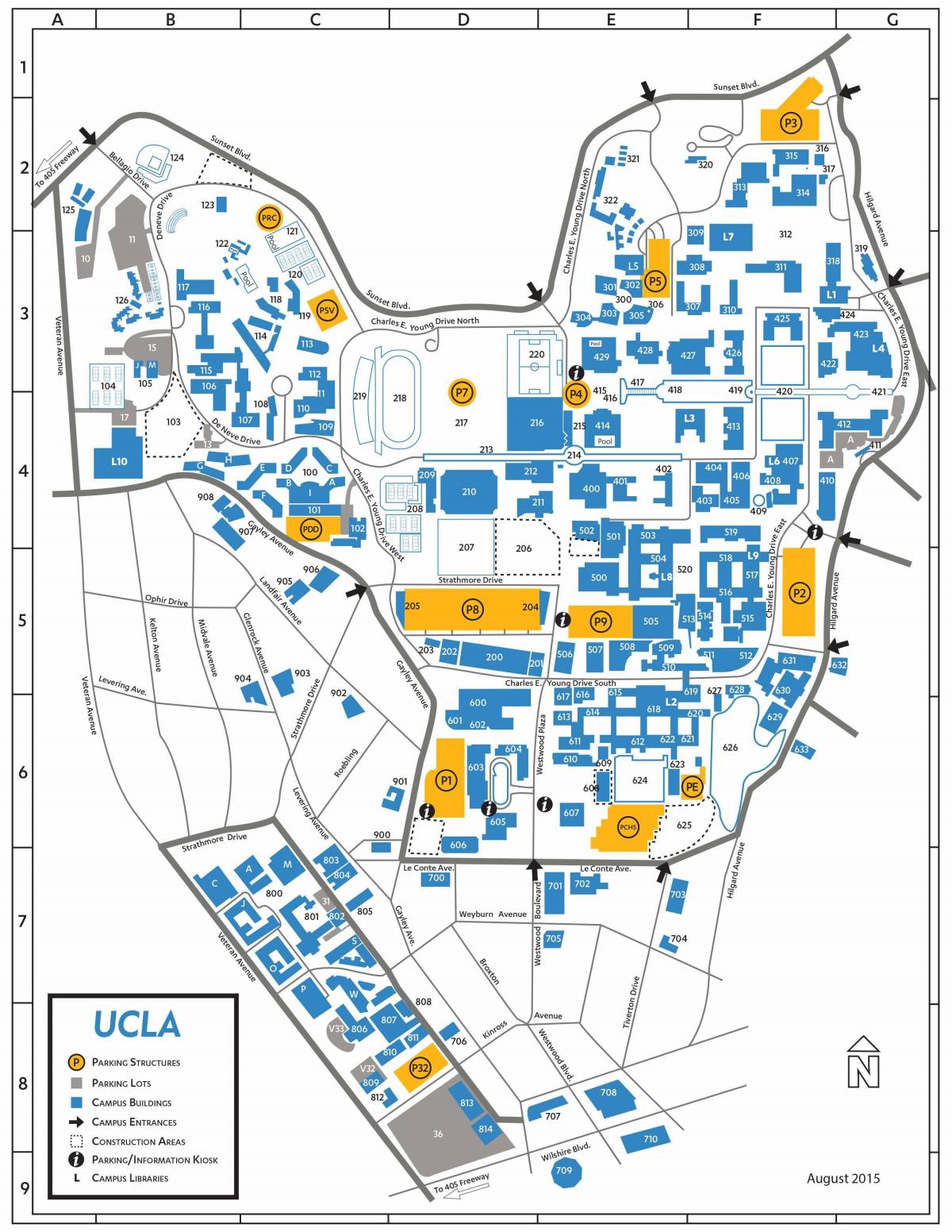 ucla-campus map