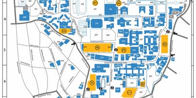 Karte von ucla Parkplatz 